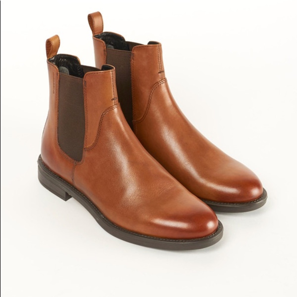 Vagabond Amina Leather Chelsea Boot in Cognac-US 10 🦌